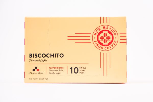 Biscochito flavored K-Cup from New Mexico Piñon Coffee Company