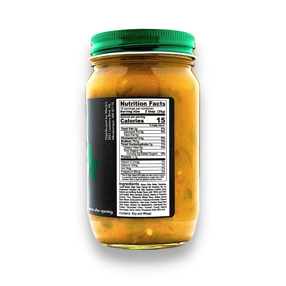 Wecks Restaurant Green Chile Sauce Statewide Products Wecks Restaurant Green Chile Sauce Statewide Products